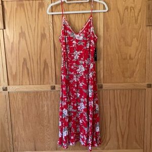 Lulus floral midi dress